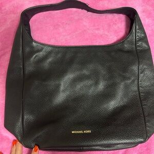 Michael Kors Black Leather Tote